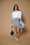 Onlsimone Short Sequins Skirt - koop Rokken van Only bij Meisjes Brugge