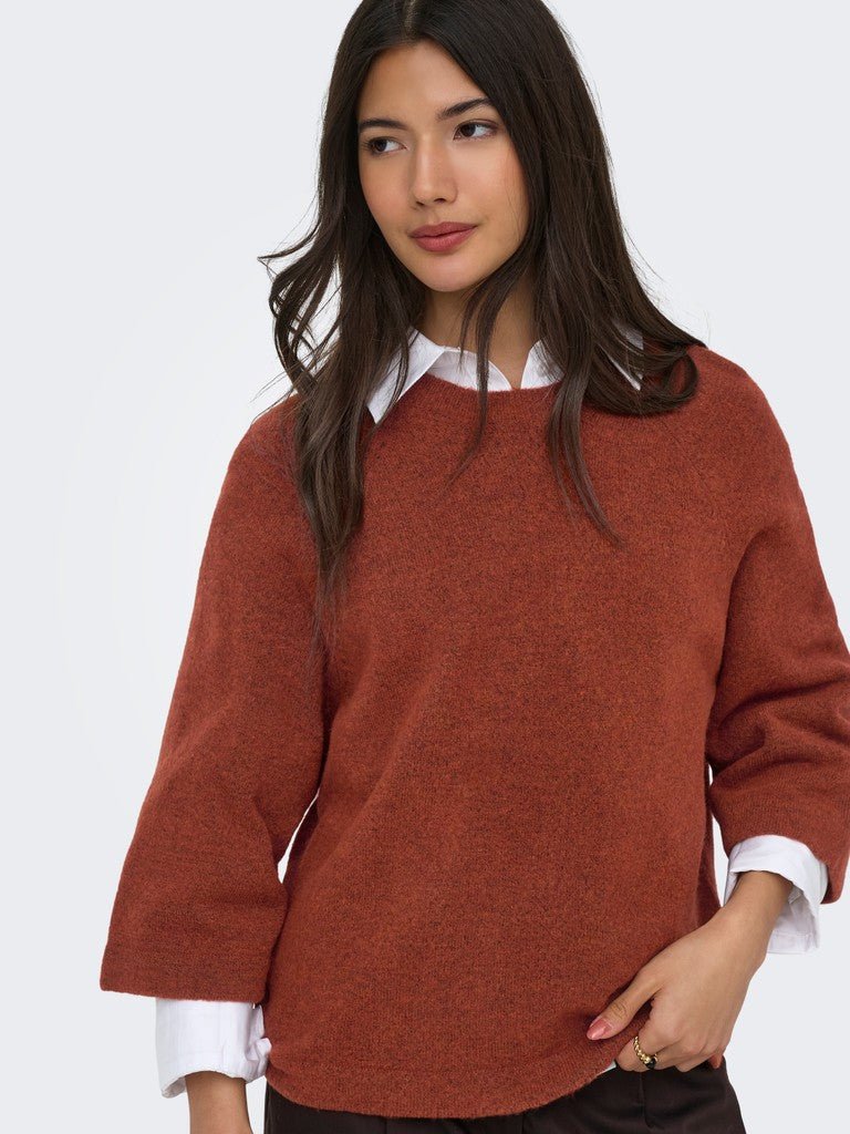 Onlsimoni 3/4 Pullover Knit Noos - AW26 van Only – Pulls voor dames | Meisjes Brugge