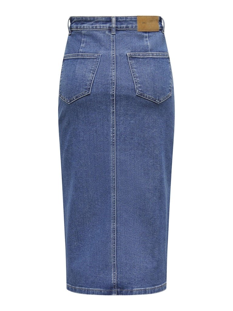Onlsiri Front Slit Skirt Denim Noos - SS25 - koop Rokken van Only bij Meisjes Brugge