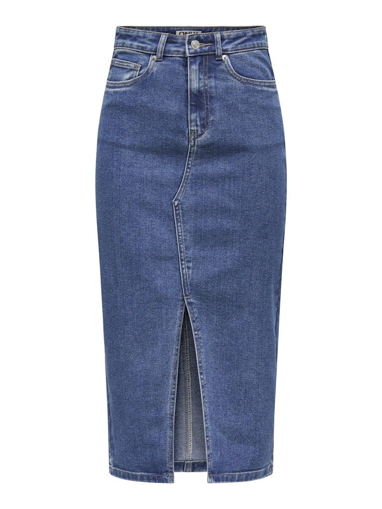 Onlsiri Front Slit Skirt Denim Noos - SS25 - koop Rokken van Only bij Meisjes Brugge