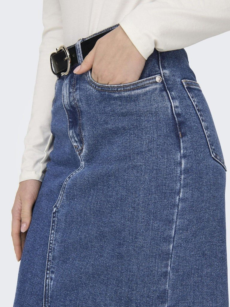 Onlsiri Front Slit Skirt Denim Noos - SS25 - koop Rokken van Only bij Meisjes Brugge
