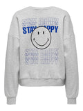 Sweaters - Onlsmiley L/S O-Neck Box Sweater van Only