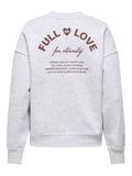 Sweaters - Onlsofia L/S Word O-Neck Sweater van Only