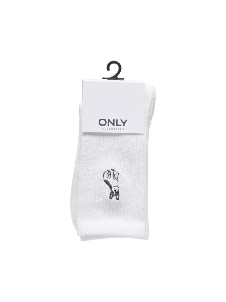 Onlsophia Emb. Tennis Socks - AW26 van Only – Sokken voor dames | Meisjes Brugge