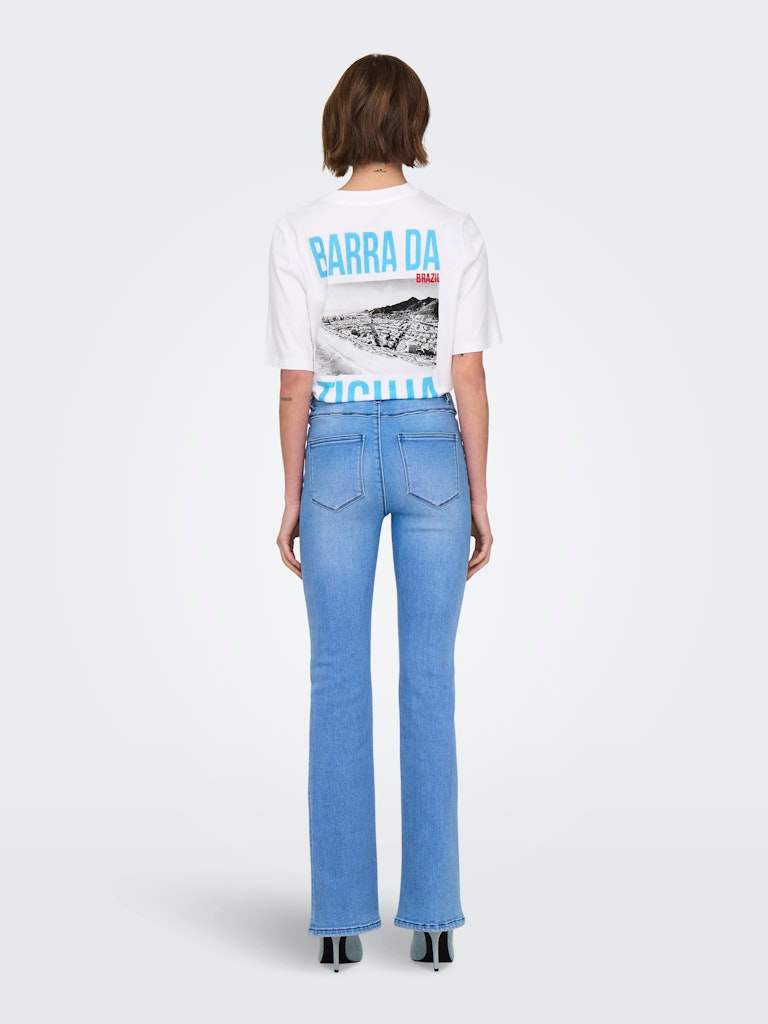 Onlstellar Life S/S Place Top Box - koop T-shirts van Only bij Meisjes Brugge