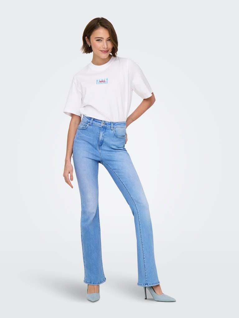 Onlstellar Life S/S Place Top Box - koop T-shirts van Only bij Meisjes Brugge