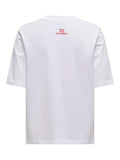Onlstellar Life S/S Place Top Box - koop T-shirts van Only bij Meisjes Brugge