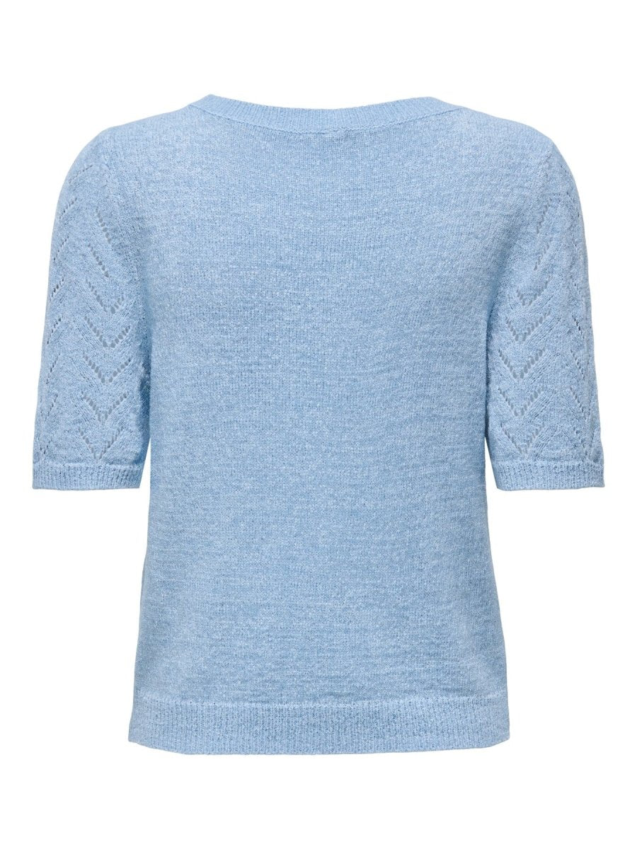 Onlsunny Ss O - Neck Knit – Pulls voor dames in kleur | Meisjes