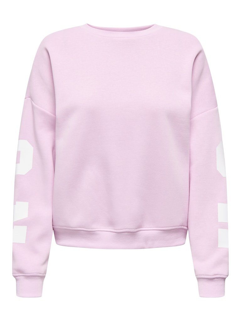 Onlsweat L/S Back/Sleeve Print Sweater Noos van Only – Sweaters voor dames | Meisjes Brugge