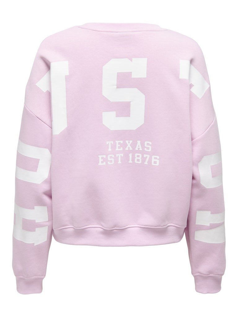 Onlsweat L/S Back/Sleeve Print Sweater Noos van Only – Sweaters voor dames | Meisjes Brugge