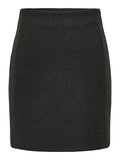 Dark Grey Melange Rokken - Onltrillion Hw Short Skirt van Only