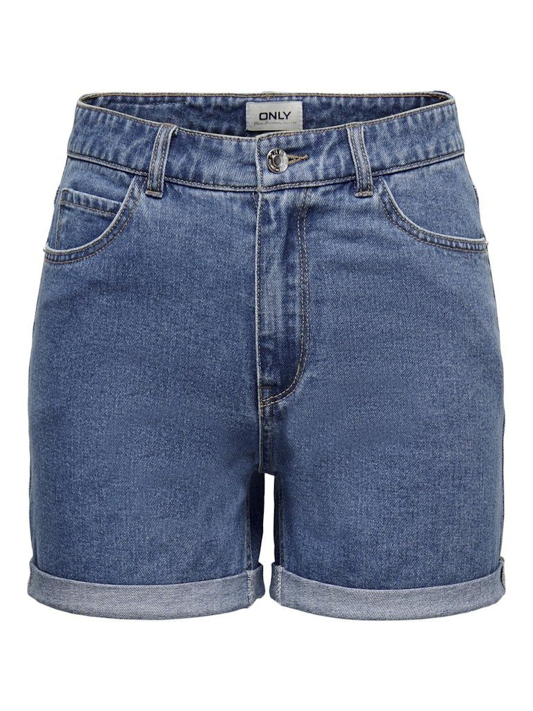 Onlvega Hw Mom Denim Shorts Noos - koop Shorts van Only bij Meisjes Brugge