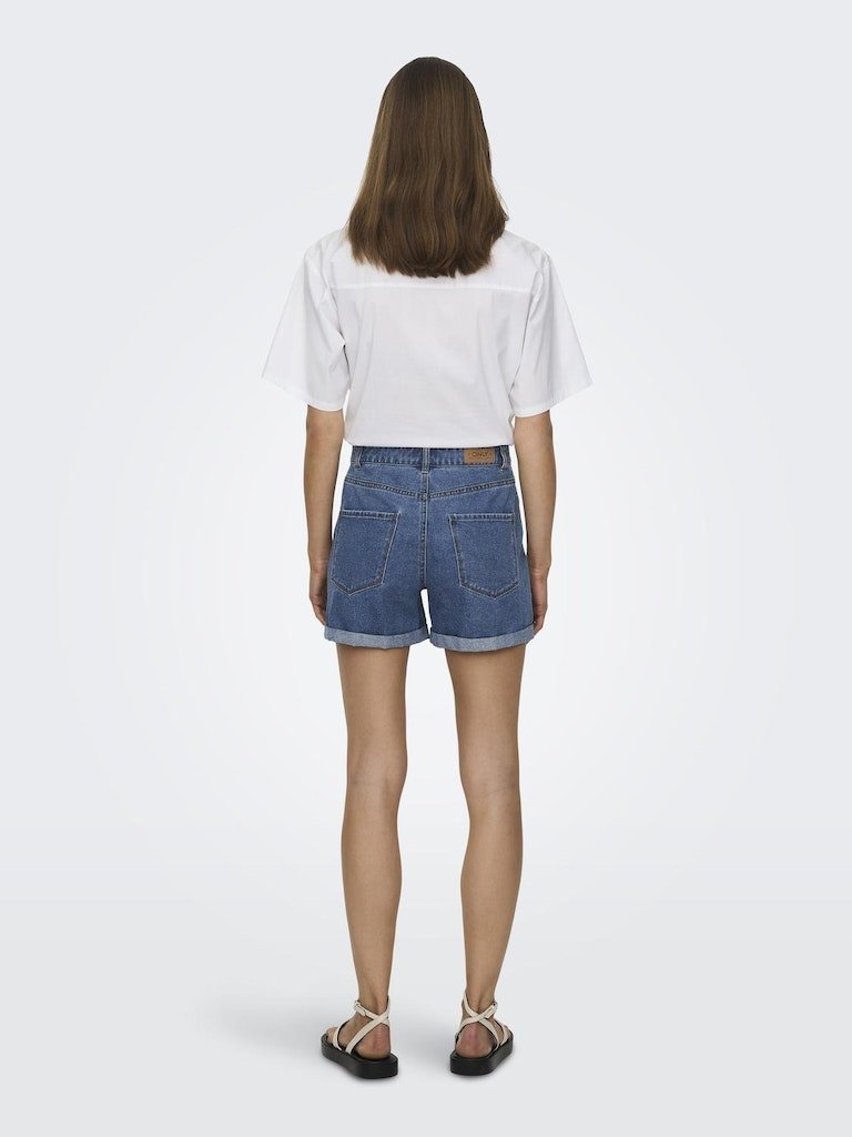 Onlvega Hw Mom Denim Shorts Noos - koop Shorts van Only bij Meisjes Brugge
