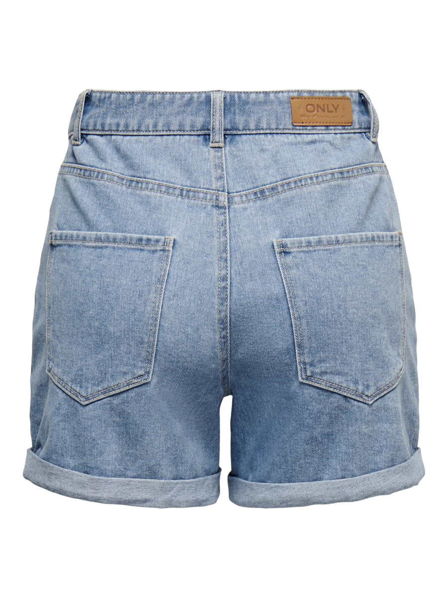 Onlvega Hw Mom Denim Shorts Noos - koop Shorts van Only bij Meisjes Brugge