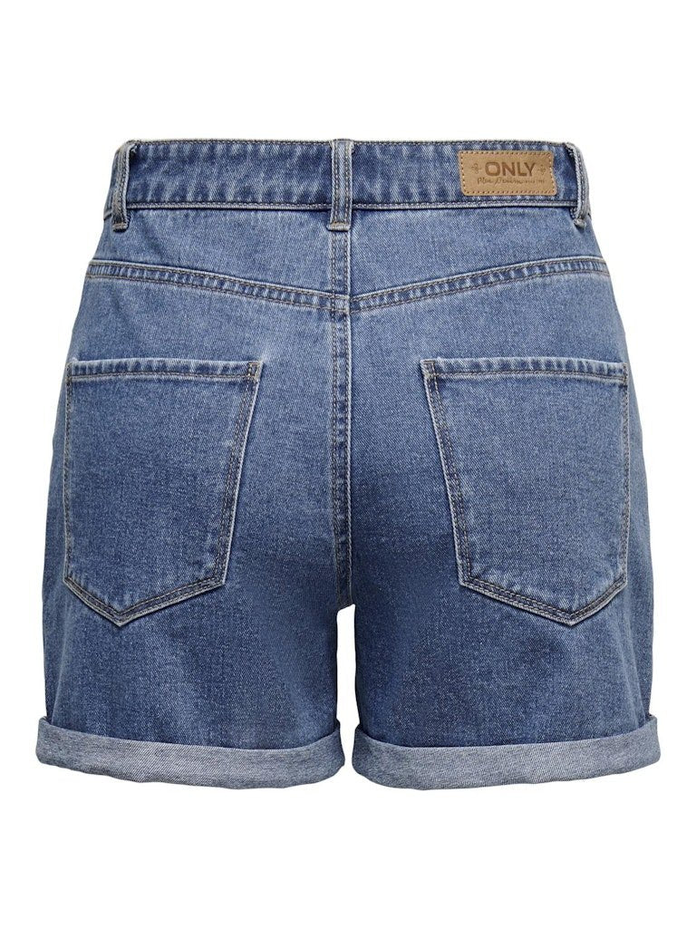 Onlvega Hw Mom Denim Shorts Noos - koop Shorts van Only bij Meisjes Brugge