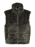 Cardigans Onlvida Faux Fur Waistcoat van Only