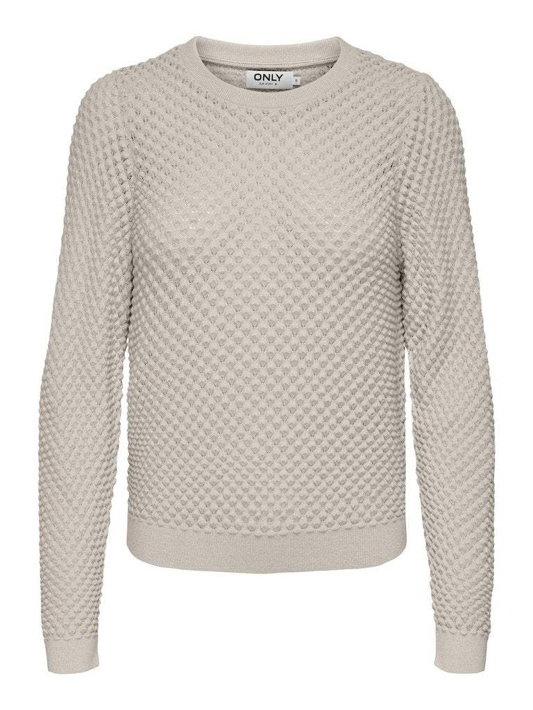 Pumice Stone Pulls - Onlviolet Ls O-Neck Knit van Only