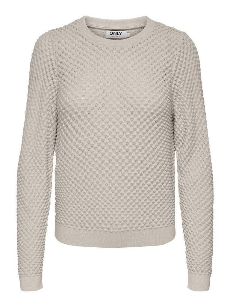 Onlviolet Ls O-Neck Knit van Only – Pulls voor dames | Meisjes Brugge