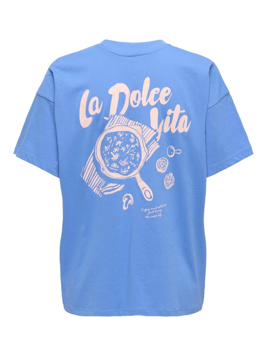 Ultramarine-Dolce vita Tops - Onlvivvi S/S Lovely Top van Only