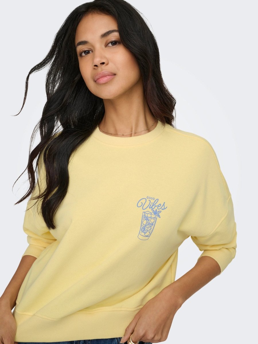 Onlvivvian L/S O-Neck Sweater van Only – Sweaters voor dames | Meisjes Brugge