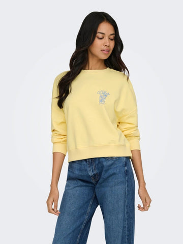 Onlvivvian L/S O-Neck Sweater van Only – Sweaters voor dames | Meisjes Brugge