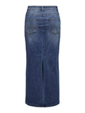 Rokken Onlwalo Mw Slit Denim Maxi Skirt Noos van Only