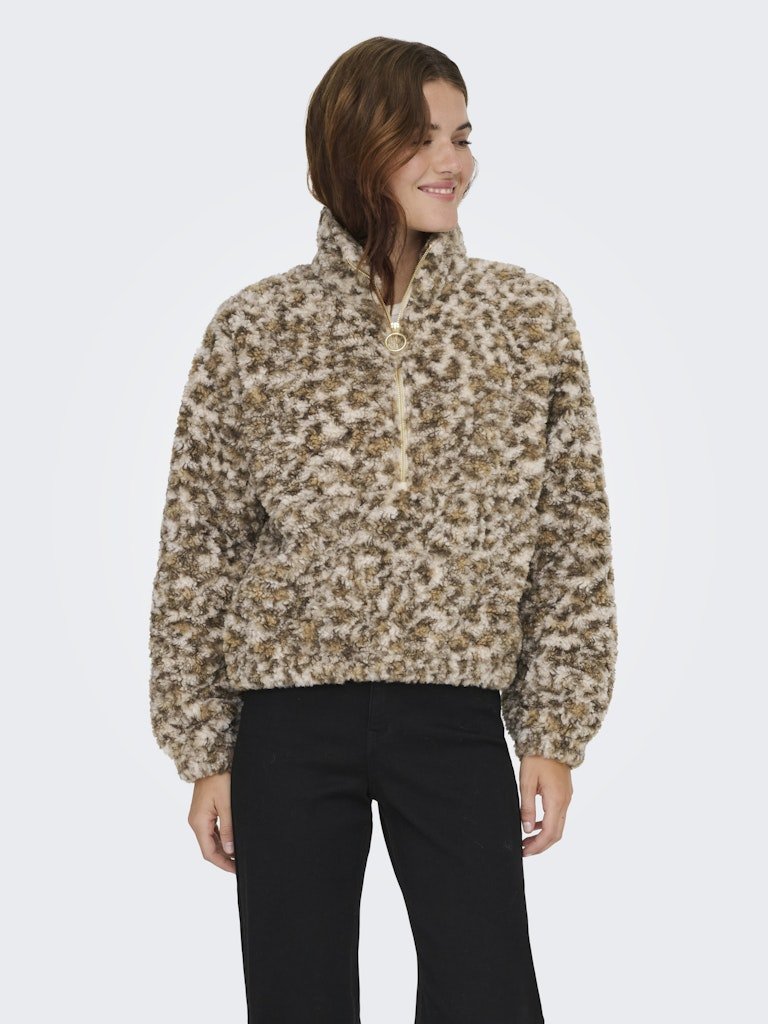 Sweaters - Onlxena L/S Teddy Box Sweater van Only