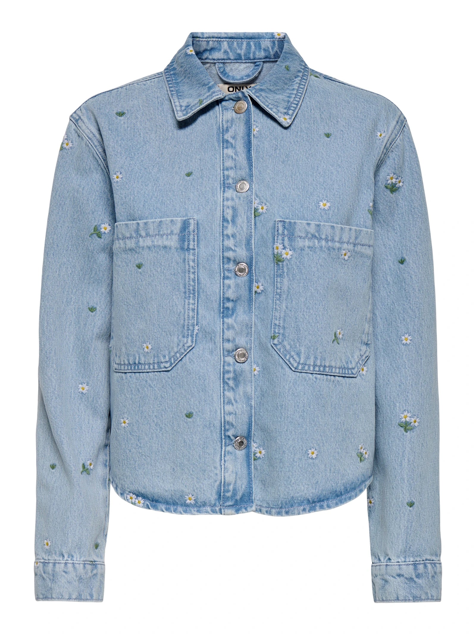Jassen - Onlcassie Emb Ls Ovs Dnm Shirt Azg van Only