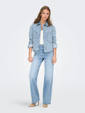 Jassen - Onlcassie Emb Ls Ovs Dnm Shirt Azg van Only