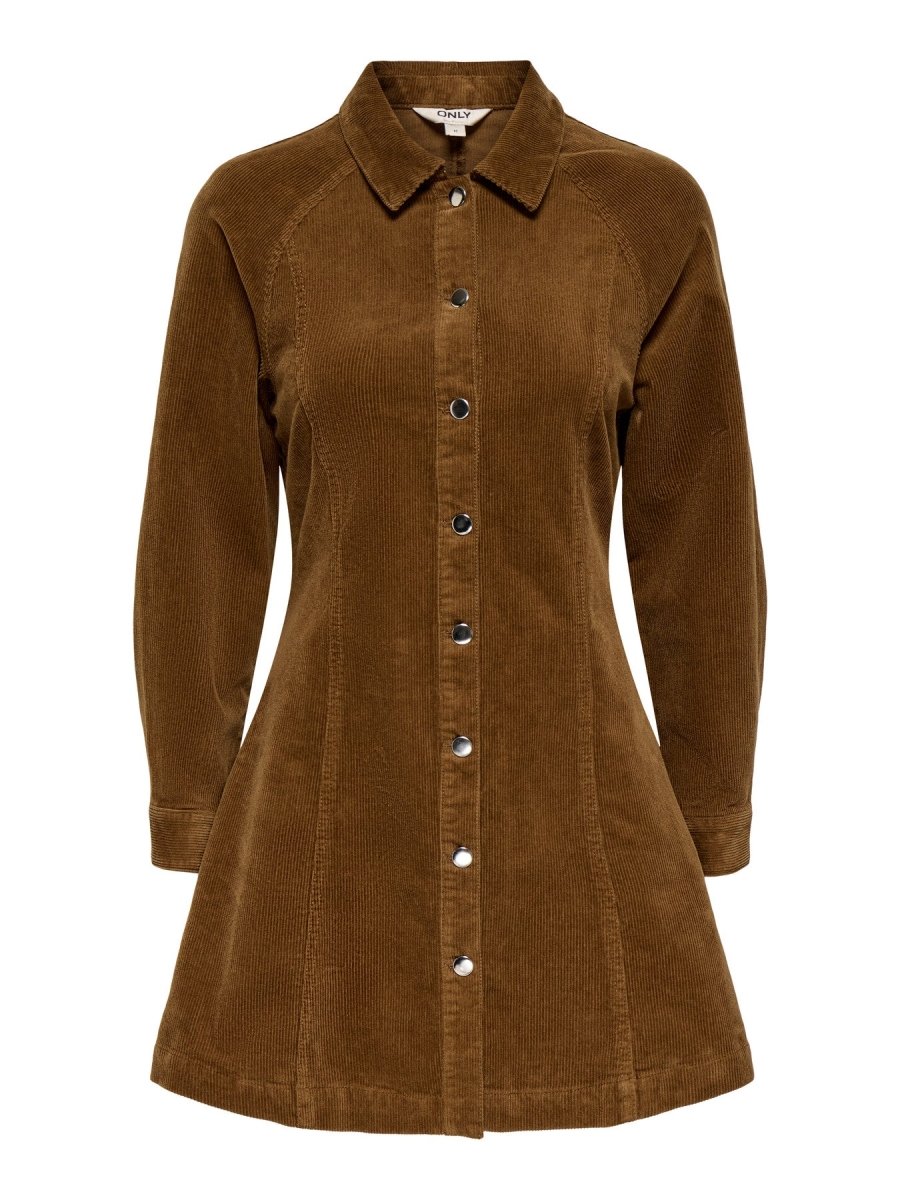 Onlzeva L/S Short Corduroy Dress van Only – Jurken voor dames | Meisjes Brugge