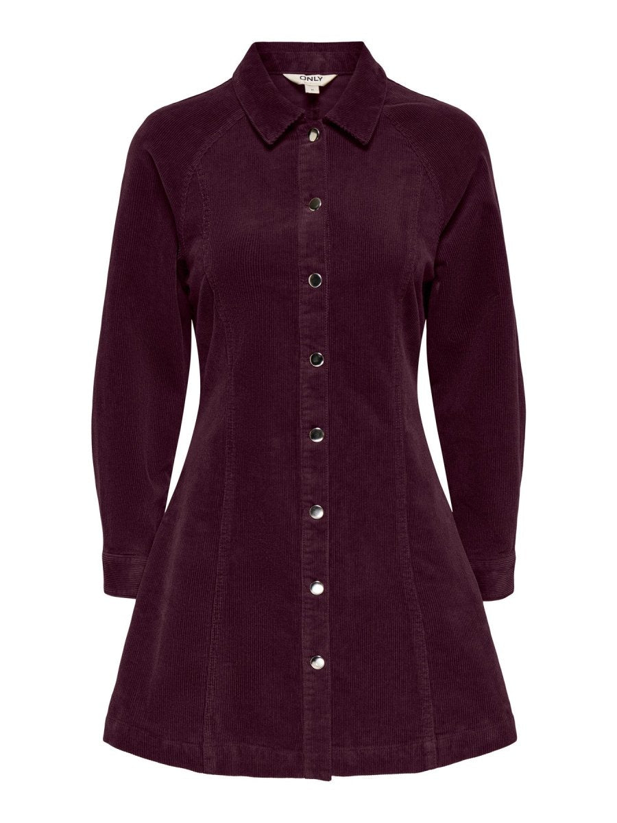 Onlzeva L/S Short Corduroy Dress van Only – Jurken voor dames | Meisjes Brugge