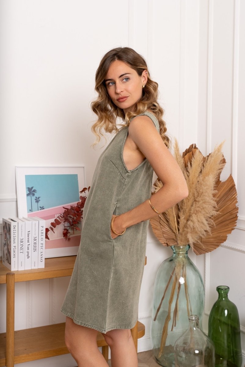 Paloma sleeveless dress with pockets van Kilky – Jurken voor dames | Meisjes Brugge