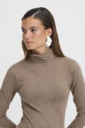 Pamila Roll Neck - koop Tops van b.young bij Meisjes Brugge