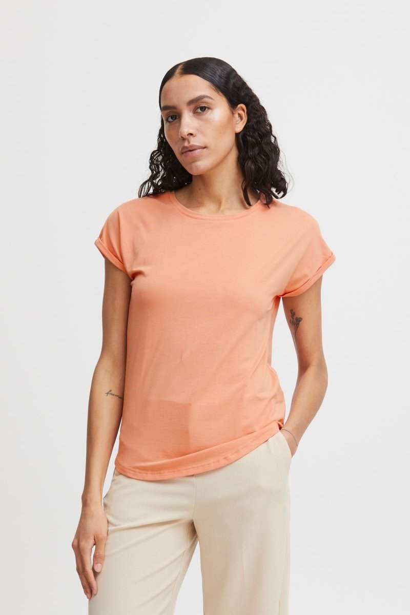 15€ Pamila T-shirt SS24 van b.young – T-shirts voor dames | Meisjes Brugge