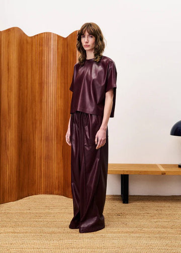 BORDEAUX Broeken - Pantalon MICHAUX Bordeaux van FRNCH