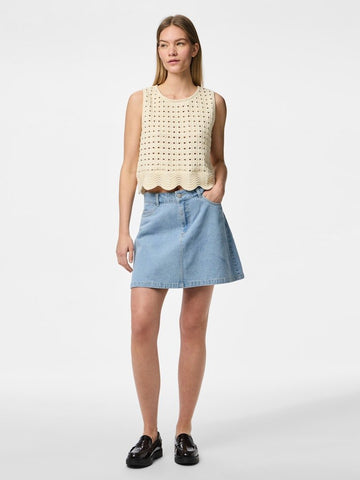 Pcabbi Mw A - Shape Skirt Noos - SS25 - koop Rokken van Pieces bij Meisjes Brugge