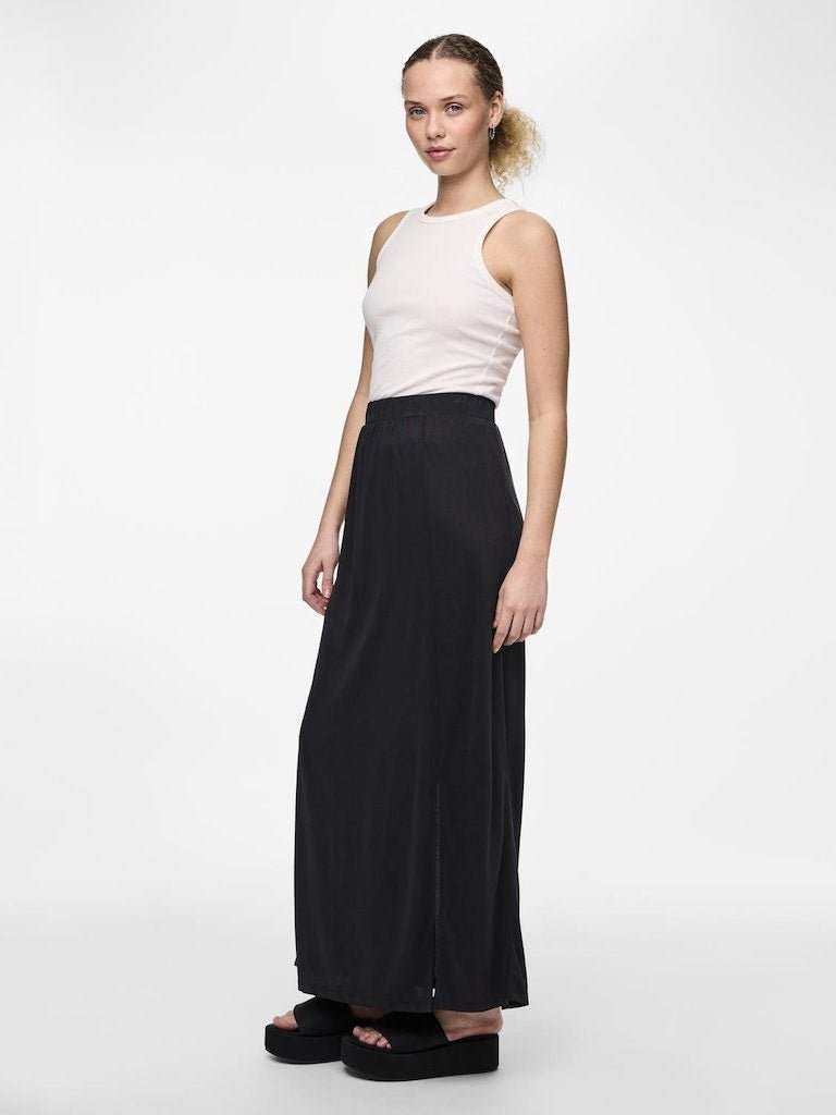 Rokken Pcanora Hw Ankle Skirt van Pieces