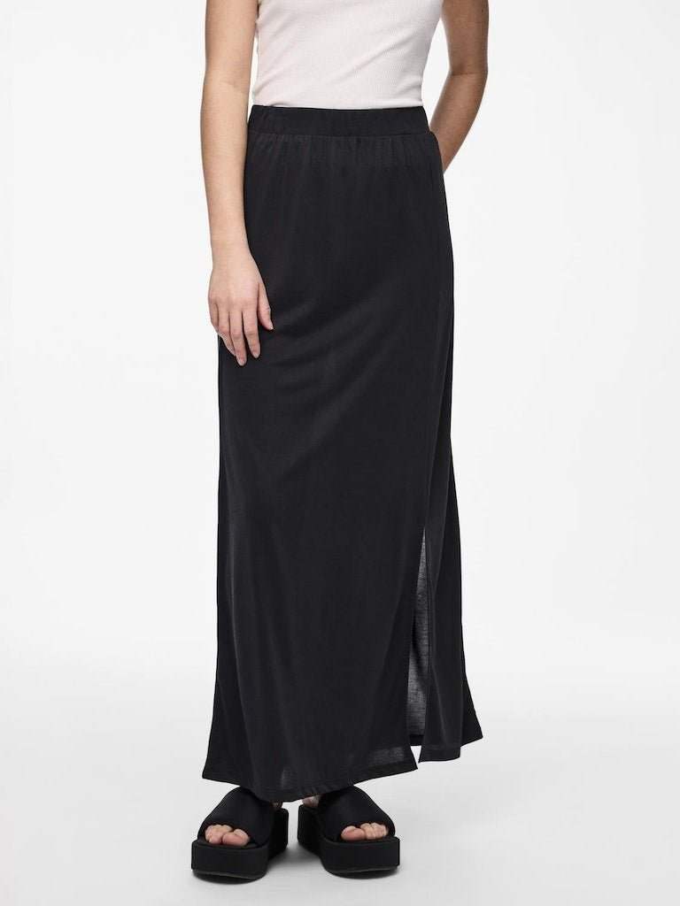 Rokken Pcanora Hw Ankle Skirt van Pieces