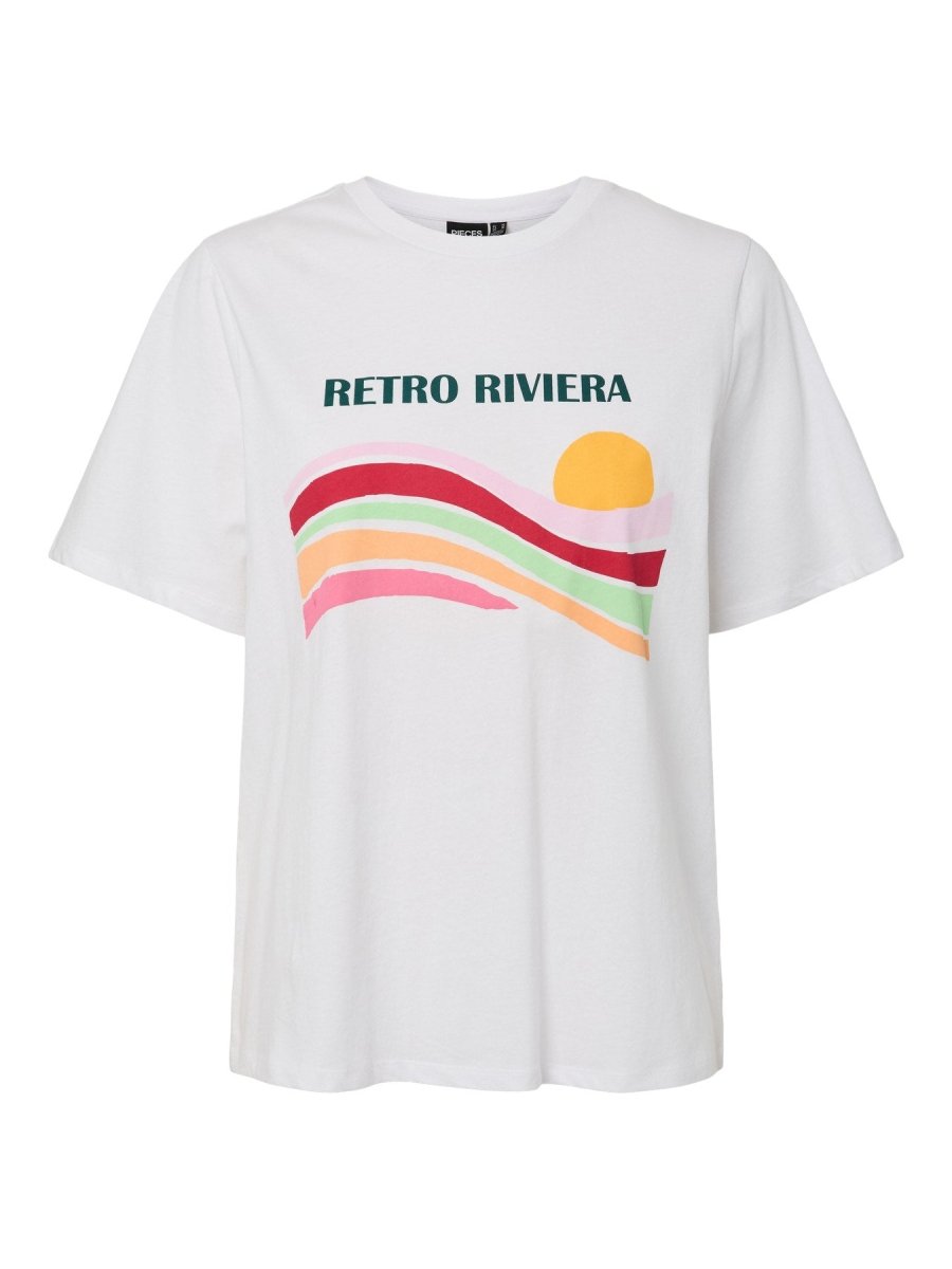 Pcbanda Ss Tee van Pieces – T-shirts voor dames | Meisjes Brugge