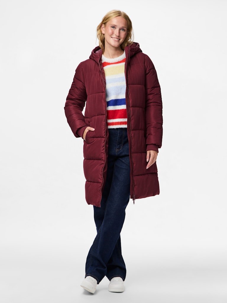 Jassen - Pcbee New Long Puffer Jacket Noos van Pieces