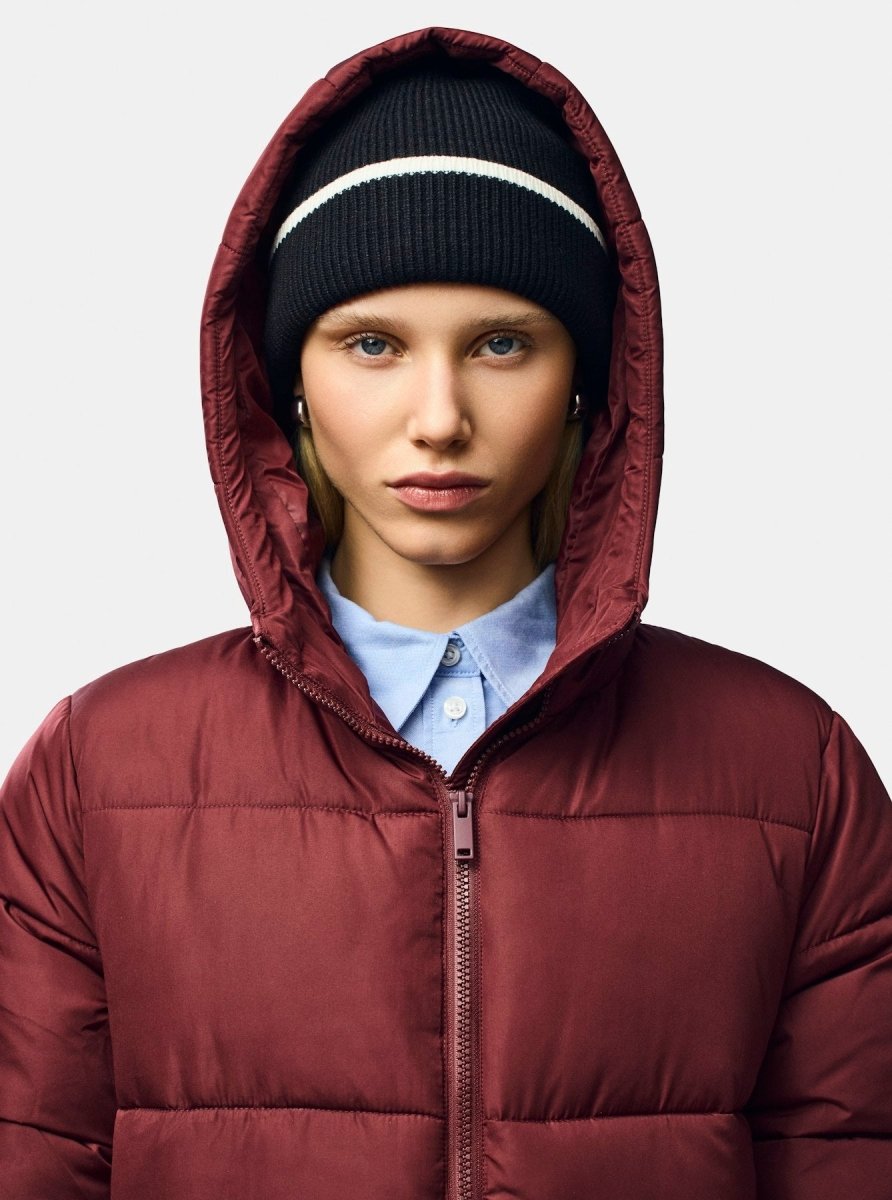 Jassen - Pcbee New Long Puffer Jacket Noos van Pieces