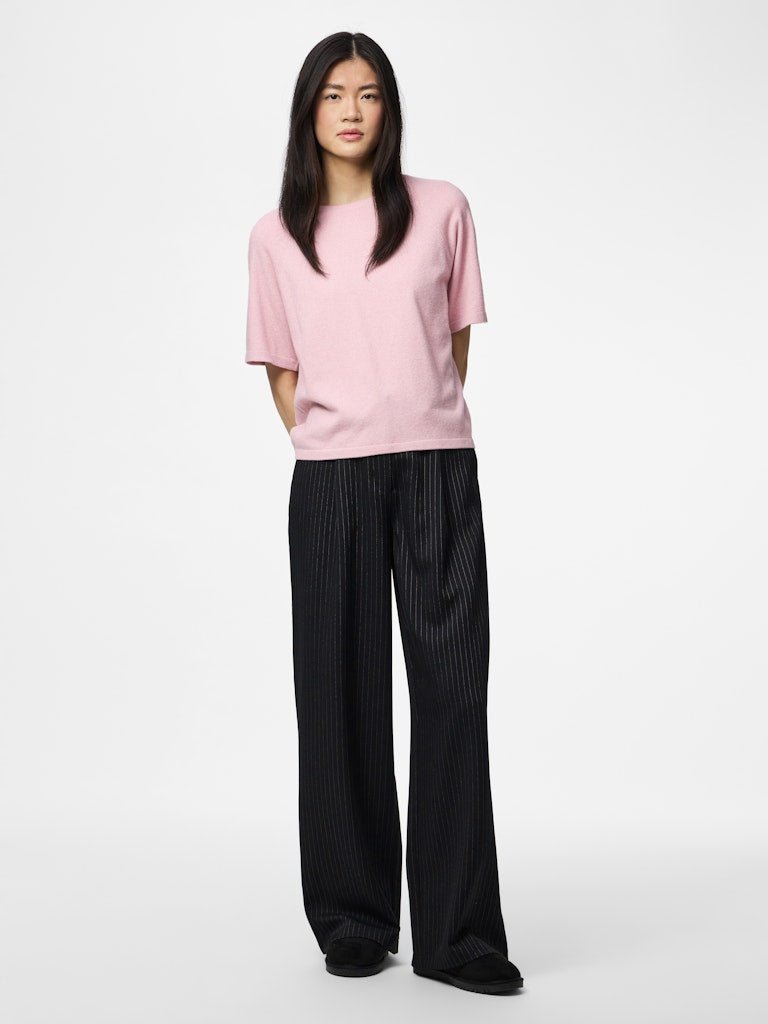 Pulls - Pcbree Ss O-Neck Knit Noos van Pieces