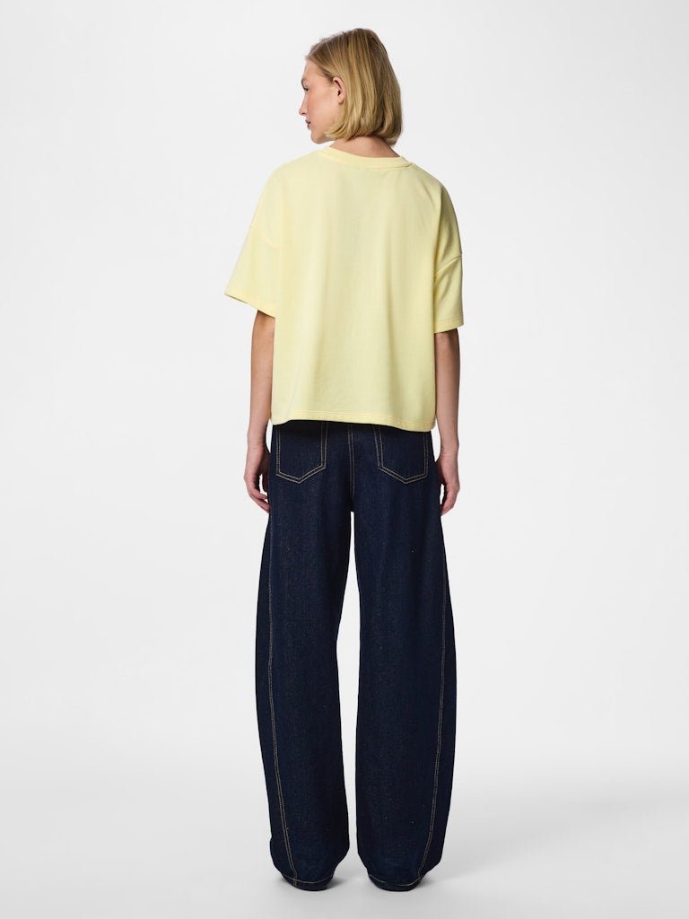 Pcchilli Summer 2/4 Loose Sweat Noos van Pieces – Tops voor dames | Meisjes Brugge