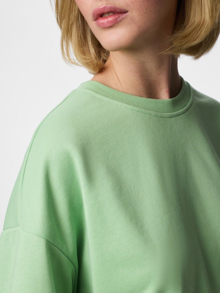 Pcchilli Summer 2/4 Loose Sweat Noos van Pieces – Tops voor dames | Meisjes Brugge