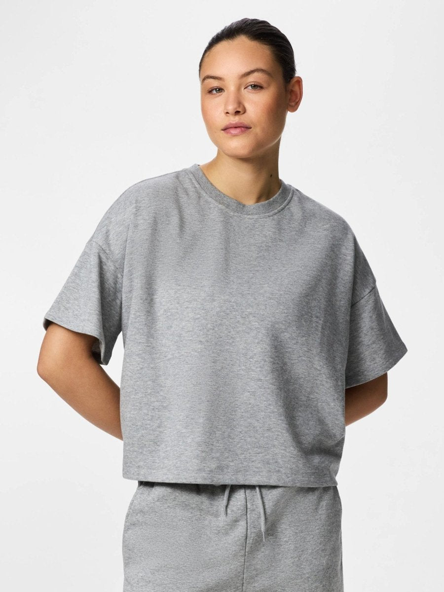 Pcchilli Summer 2/4 Loose Sweat Noos van Pieces – Tops voor dames | Meisjes Brugge