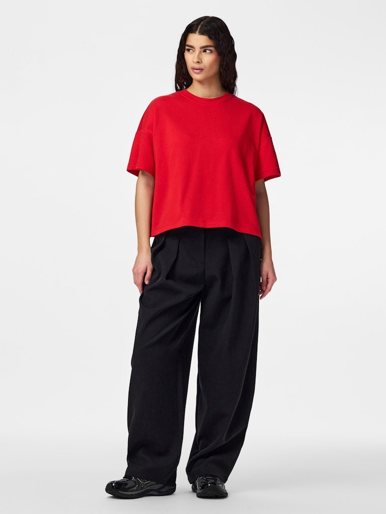Pcchilli Summer 2/4 Loose Sweat Noos van Pieces – Tops voor dames | Meisjes Brugge