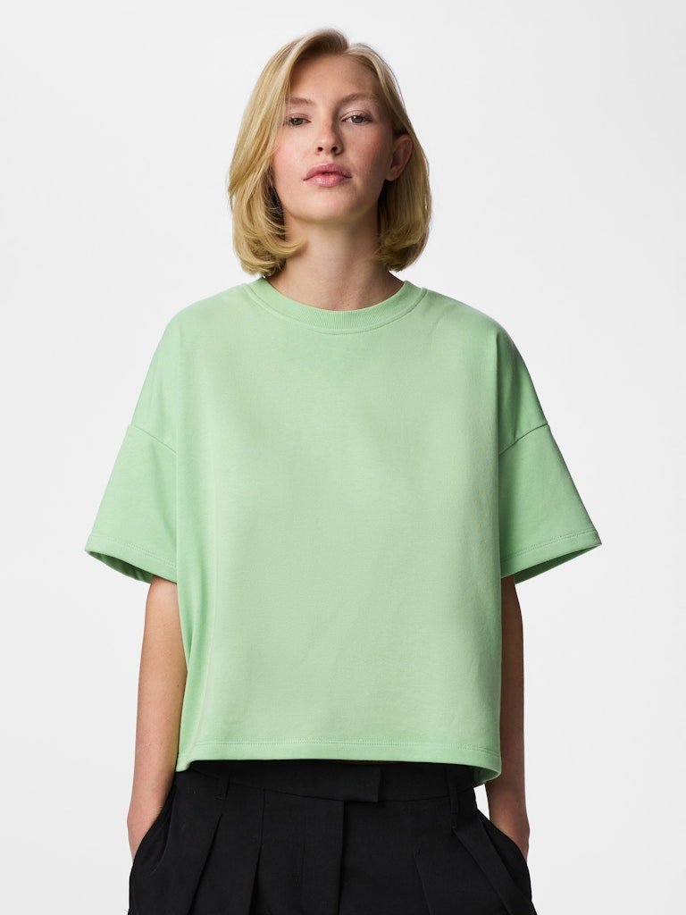 Pcchilli Summer 2/4 Loose Sweat Noos van Pieces – Tops voor dames | Meisjes Brugge