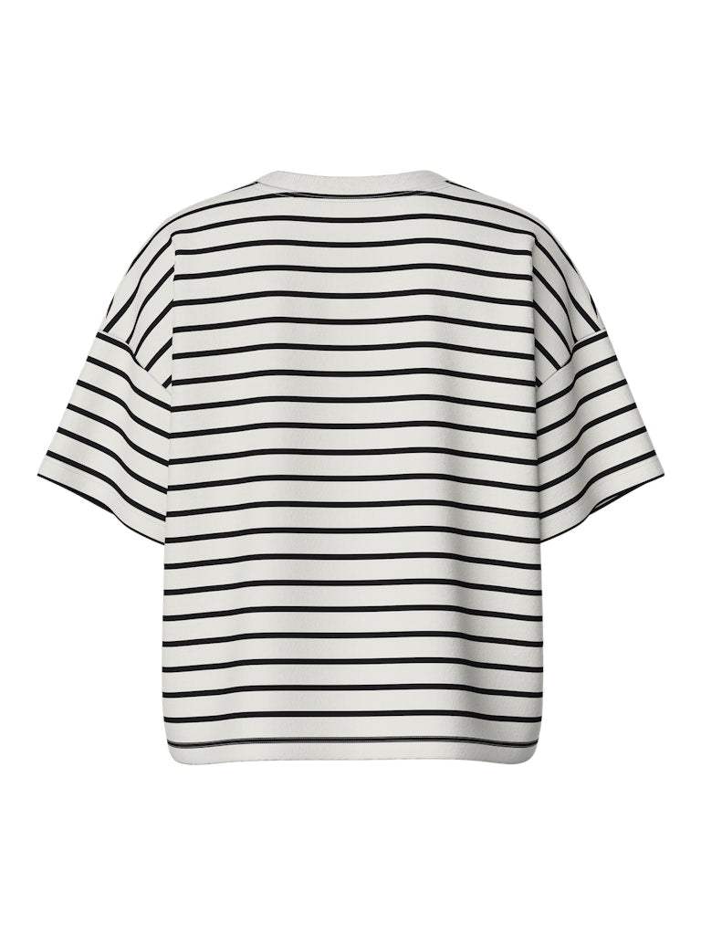 Tops - Pcchilli Summer 2/4 Sweat Stripe Noos van Pieces