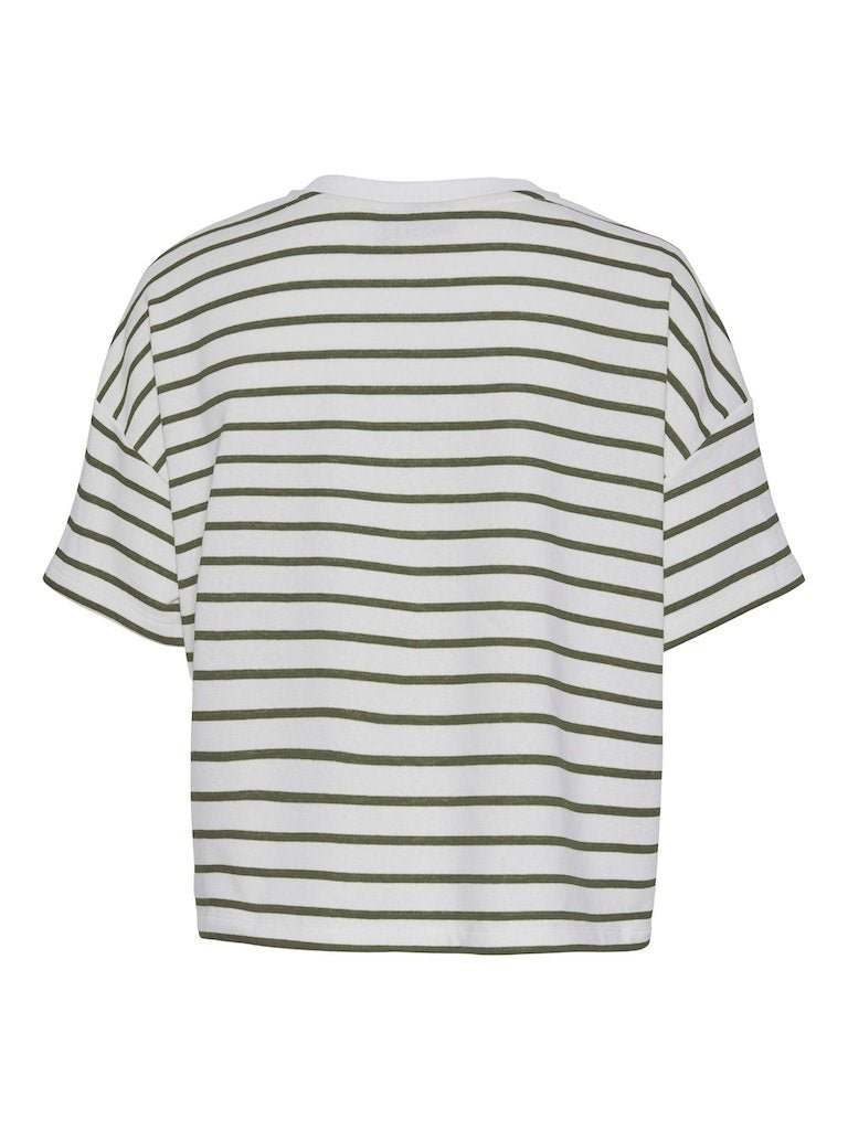 Tops - Pcchilli Summer 2/4 Sweat Stripe Noos van Pieces