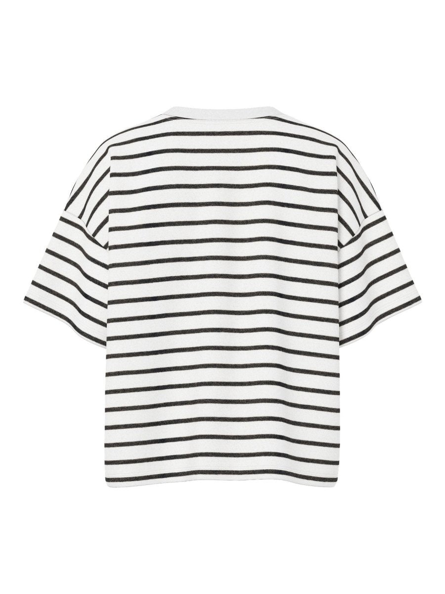 Pcchilli Summer 2/4 Sweat Stripe Noos van Pieces – Tops voor dames | Meisjes Brugge